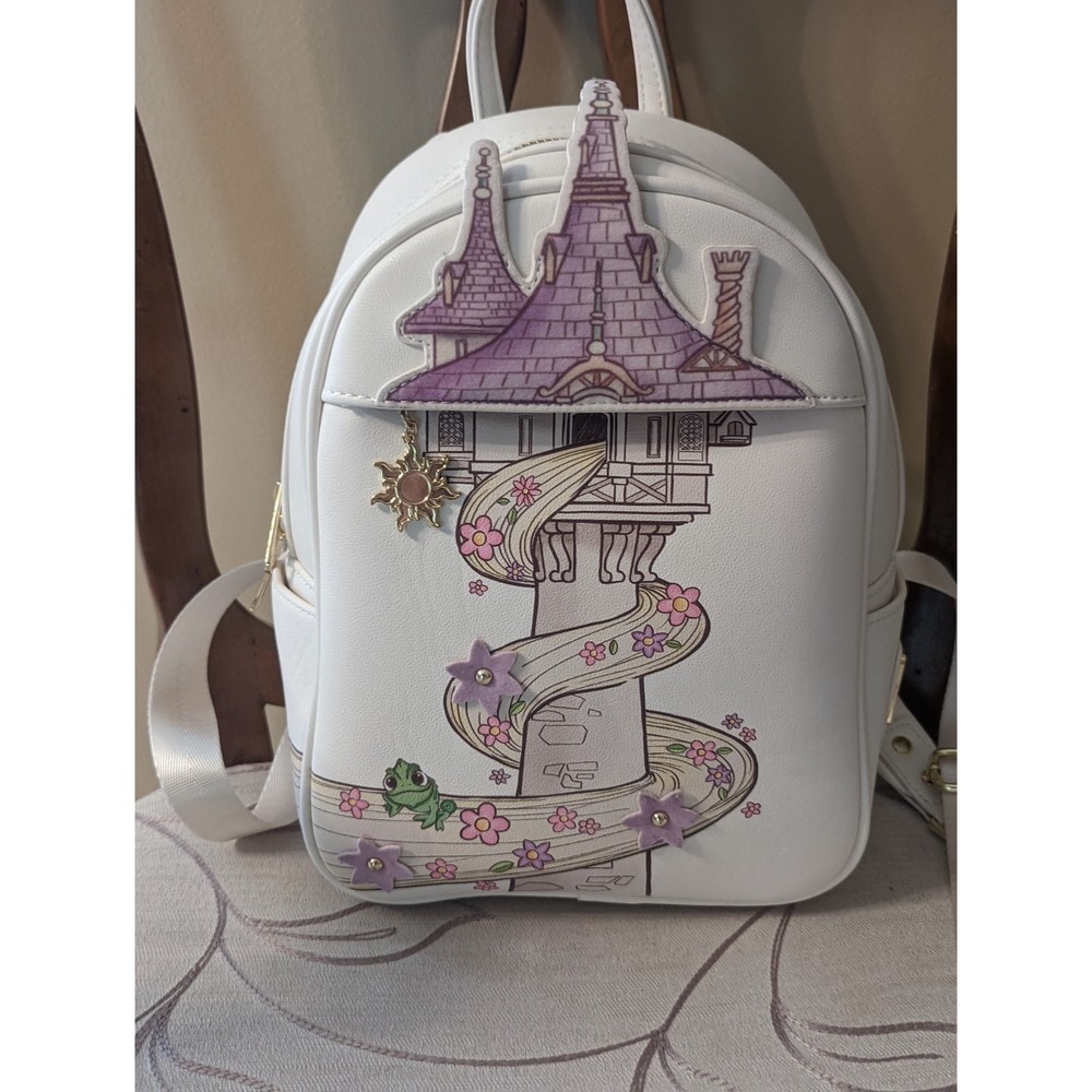 Disney Rapunzel Tangled Tower Loungefly Mini Backpack